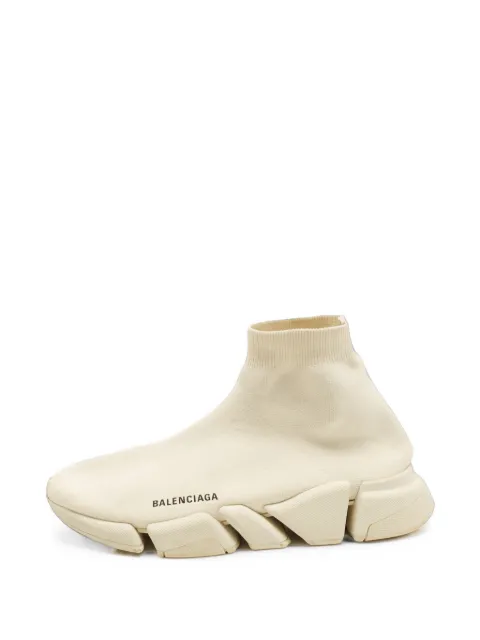 Balenciaga Pre-Owned Speed 2.0 knit sneakers Neutrals 1410047