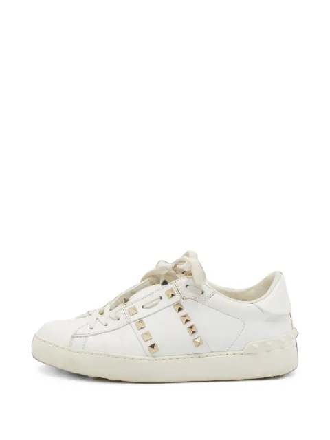 Valentino Garavani Pre-Owned Rockstud sneakers White 1410592