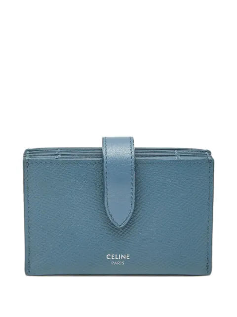 Celine Pre-Owned 2019 Accordeon card holder Blue 1408218