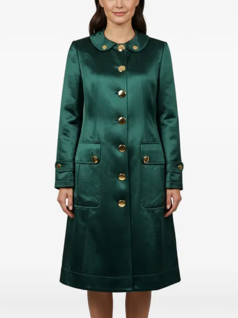 Burberry Pre-Owned military-style single-breasted coat Green 1376851