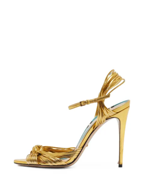 Gucci Pre-Owned Allie ankle-strap sandals Gold 1407637