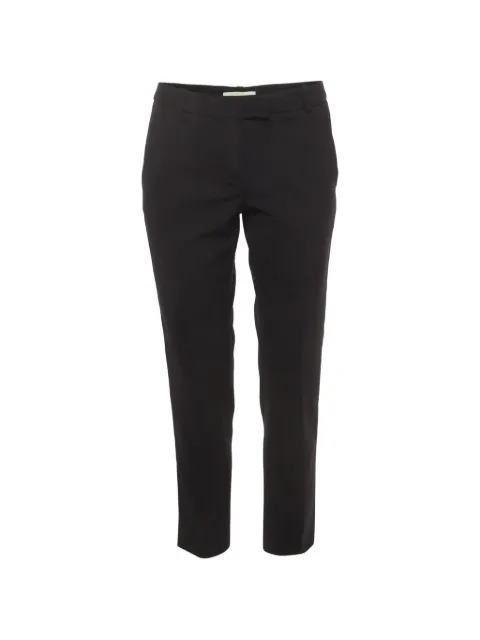 Maje Erika satin-stripe trousers Black 1408220