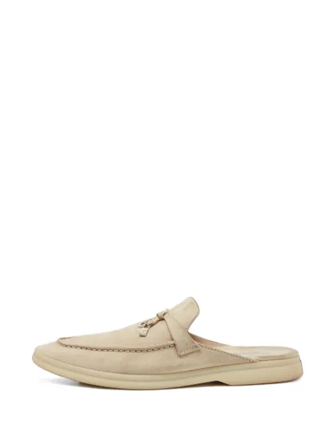 Loro Piana Pre-Owned Babouche Charms Walk flat mules Neutrals 1409485