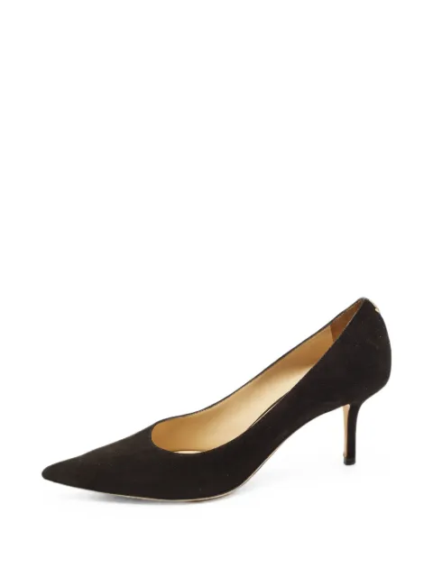 Jimmy Choo Pre-Owned Love pointed-toe pumps Black 1408633