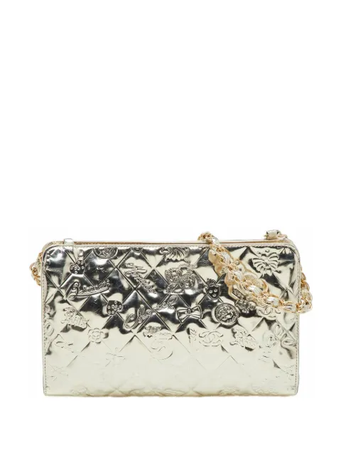 CHANEL Pre-Owned 2006-2008 Lucky Symbols Pochette bag Gold 1400101