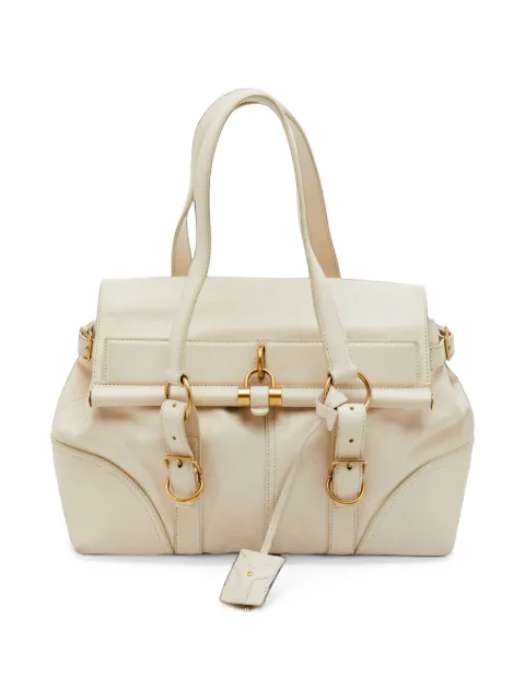 Saint Laurent Pre-Owned Muse flap shoulder bag White 1407450