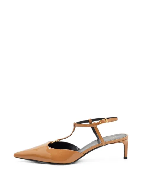 Celine Pre-Owned Triomphe T-bar pumps Neutrals 1409585