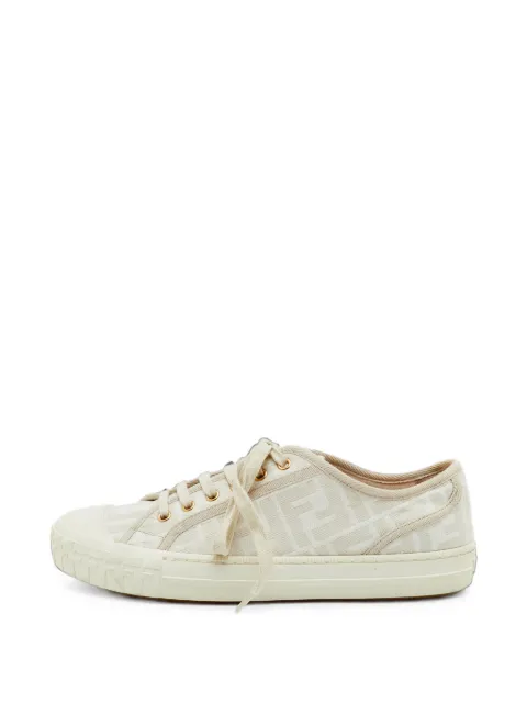 Fendi Pre-Owned Domino FF-motif sneakers White 1409775