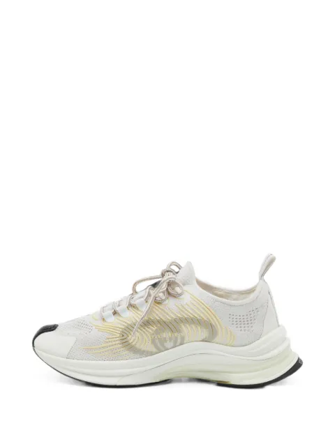 Gucci Pre-Owned Run knit sneakers White 1408886