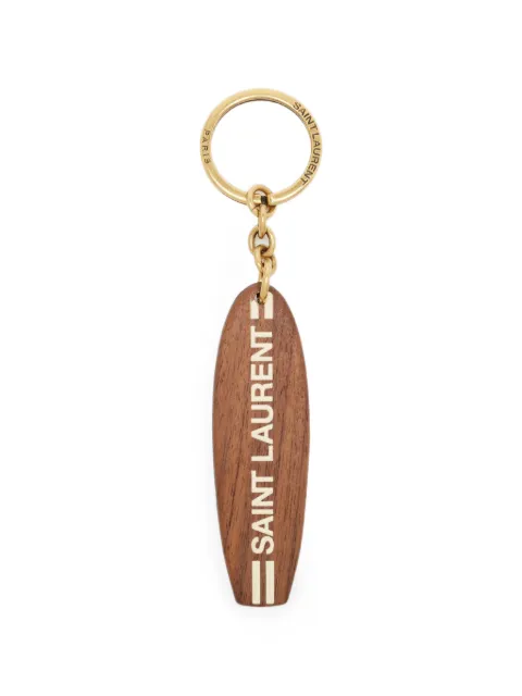 Saint Laurent Pre-Owned Surf wood key ring Brown 1407257