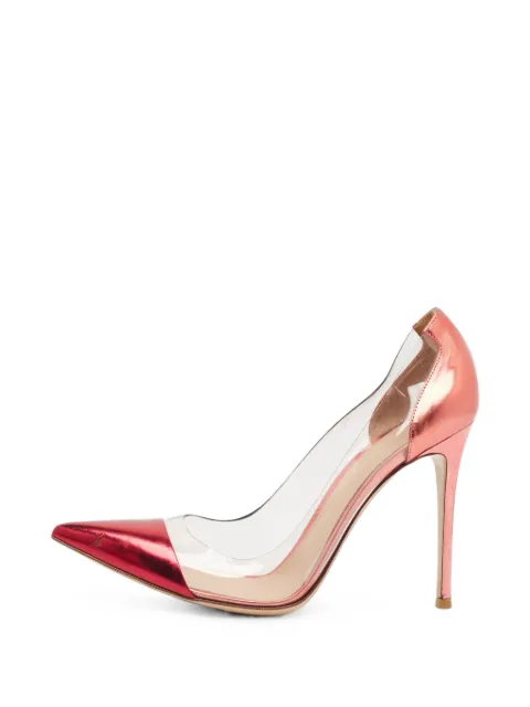 Gianvito Rossi Plexi panelled pumps White 1388242