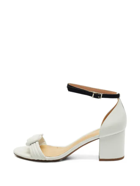 Alexandre Birman Vicky knotted ankle-strap sandals White 1409439