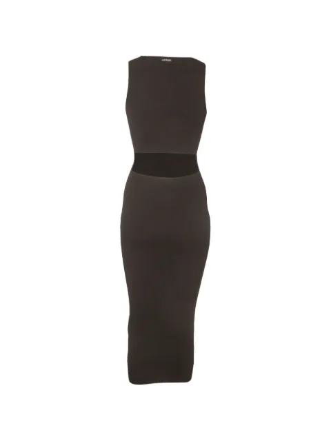 Michael Michael Kors rib-knit cut-out midi dress Black 1407631