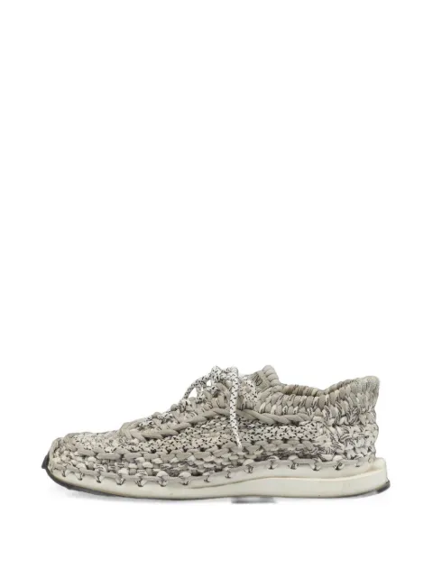 Valentino Garavani Pre-Owned Rope lace-up sneakers Grey 1407895