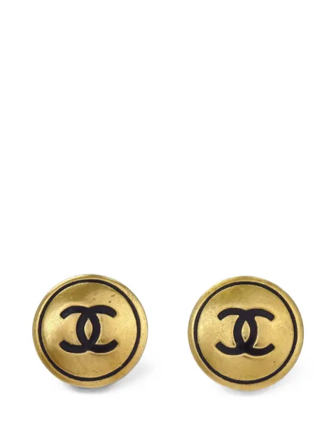 CHANEL Pre-Owned 1994 clip-on earrings Gold 168293