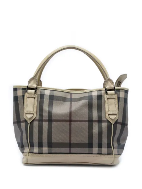 Burberry Pre-Owned 2000-2017 Smoke Check Coated Canvas handbag Grey 2Y943FEFZRLZ2I7O