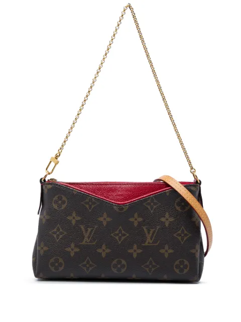 Louis Vuitton Pre-Owned 2016 Monogram Pallas Clutch satchel Brown R1G46Q16N1R8X2SK