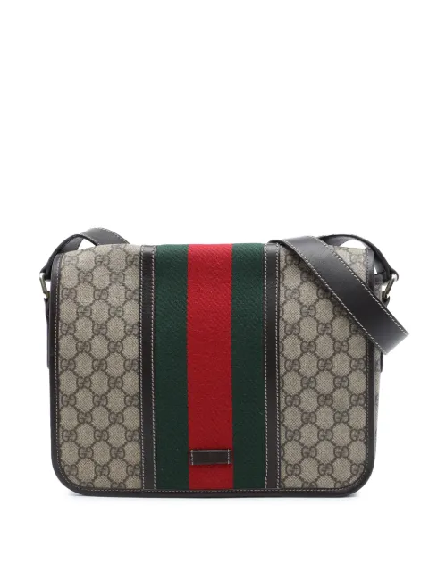 Gucci Pre-Owned 2016-2026 GG Supreme Web crossbody bag Neutrals S39OEIHN9SGTTXWU