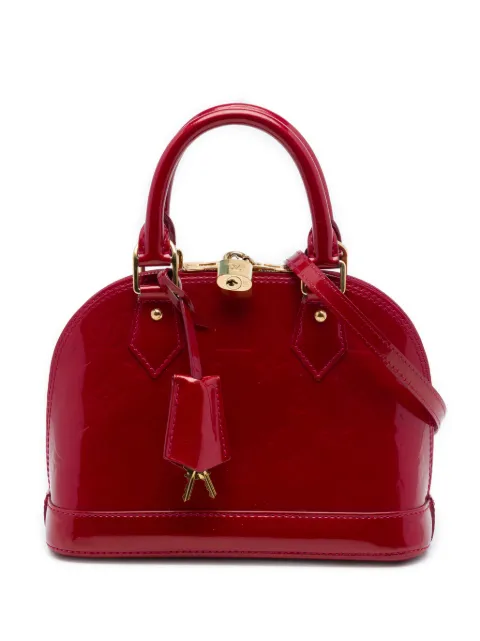 Louis Vuitton Pre-Owned 2012 Monogram Vernis Alma BB satchel Red 5PIJB9JPQJ4XHUSN