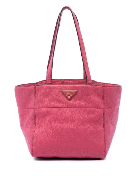 Prada Pre-Owned 2013-2026 Vitello Daino tote bag Pink B4D74RGMXMMPVDIR
