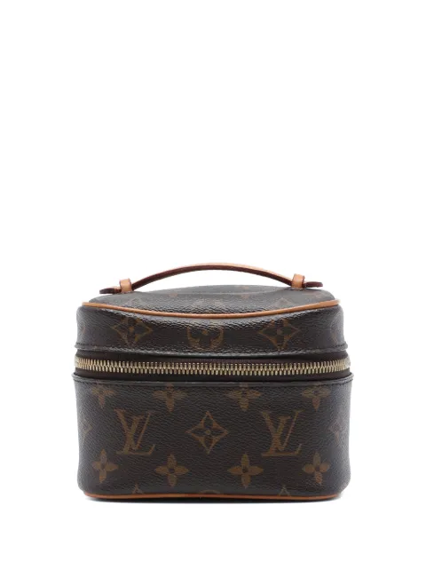 Louis Vuitton Pre-Owned 2020-2026 Monogram Nice Nano Case vanity bag Brown 6VWWCP5FHJY9YURM