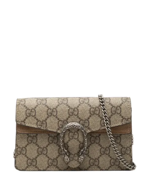 Gucci Pre-Owned 2016-2026 Mini GG Supreme Dionysus crossbody bag Neutrals 7RKBNJIYT9J1G6NA