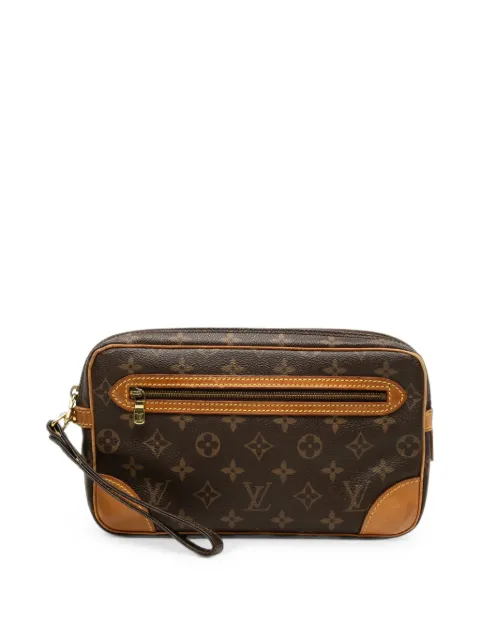 Louis Vuitton Pre-Owned 1998 Monogram Marly Dragonne GM clutch bag Brown 9J5QM95YWC373E2Q