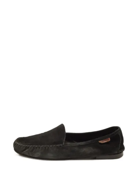 Tom Ford Vintage suede slip-on loafers Black 1405421
