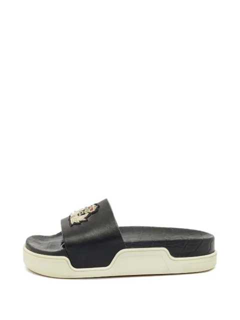 Christian Louboutin Pre-Owned open-toe leather sandals Black 1408878
