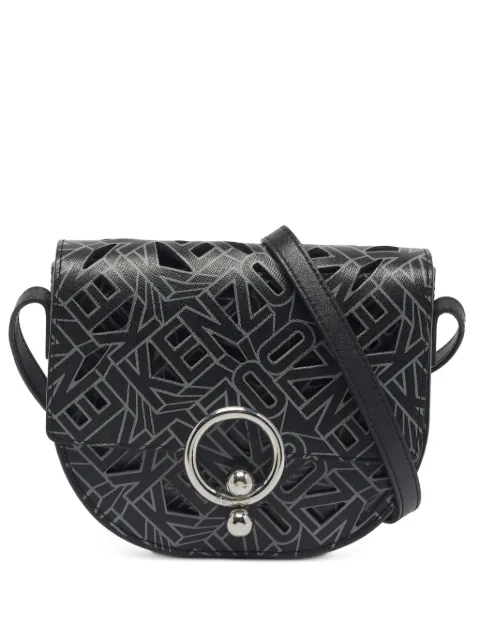 Kenzo Pre-Owned Flying laser-cut cross body bag Black 1407980