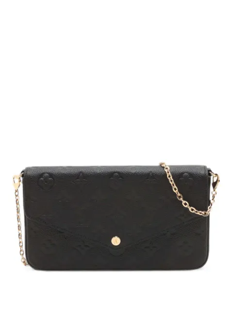 Louis Vuitton Pre-Owned 2021-2026 Monogram Empreinte Pochette Felicie crossbody bag Black GOOWQOYRUVXATMZB