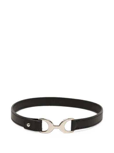Hermès Pre-Owned 2011 Swift Palladium Plated Pavane Double Tour Bracelet costume bracelet Black M88C4FHF6VJOLYYZ