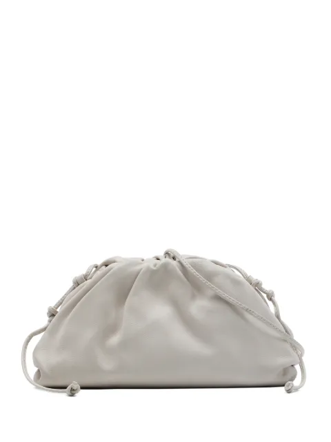 Bottega Veneta Pre-Owned 2012-2026 Lambskin The Mini Pouch crossbody bag White NYGG2YWEWBSCG7XB