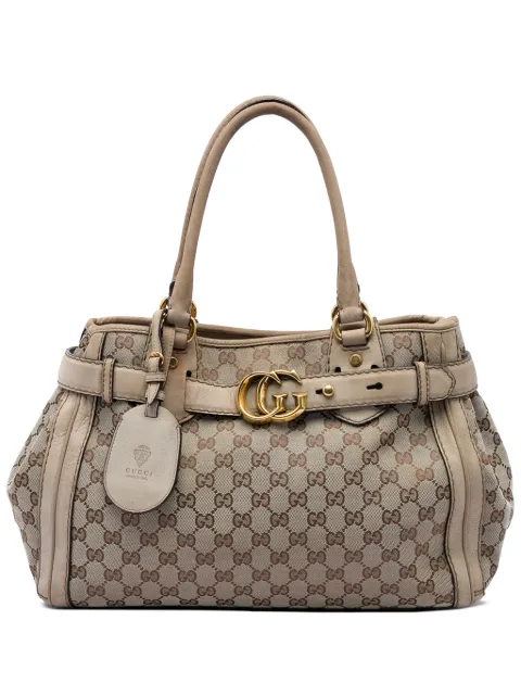 Gucci Pre-Owned 2016-2026 GG Canvas Running tote bag Neutrals X1FDJZ6XAPCMQVCX