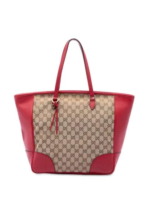 Gucci Pre-Owned 2016-2026 GG Canvas Bree Zippered tote bag Neutrals ZZ1C0YHA4NVOT1M7