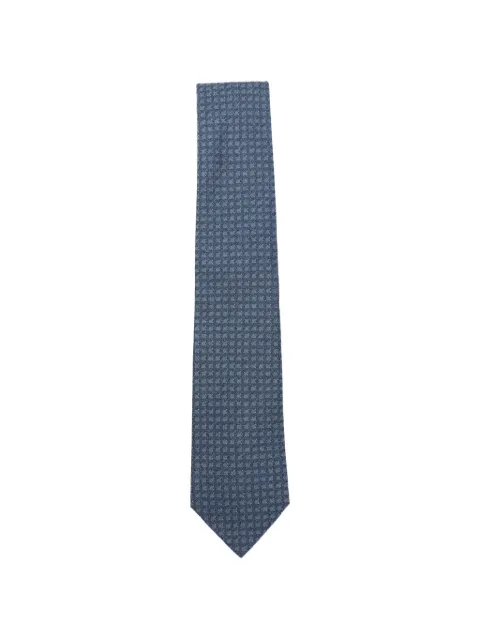 Canali geometric-pattern tie Blue HJ04636