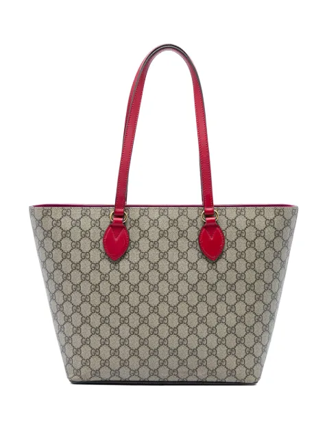 Gucci Pre-Owned 2016-2026 Medium GG Supreme Linea A Zip tote bag Neutrals FXPLDB4Z9PS2GZSG