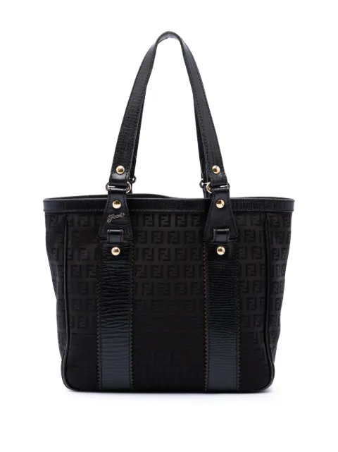 Fendi Pre-Owned 2000-2010 Zucchino Canvas tote bag Black EP3BVG02AWAK4LWC