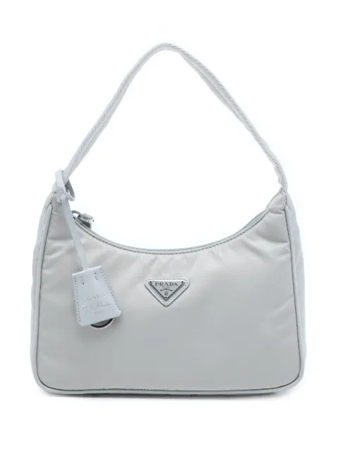 Prada Pre-Owned 2019-2026 Mini Tessuto Re Edition 2000 shoulder bag Blue 2NK8N5N3YLYY4LL0