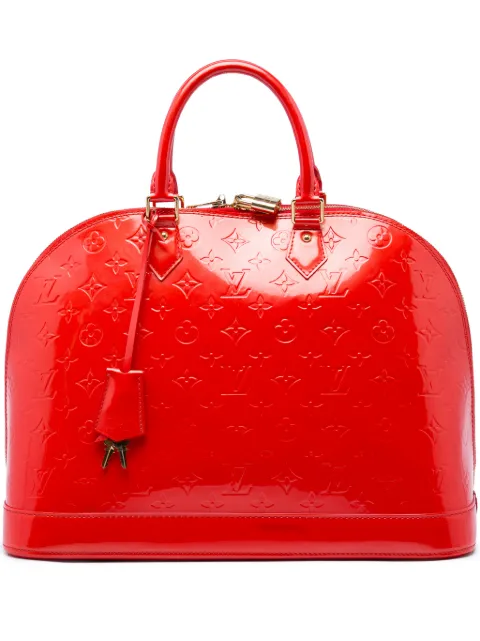 Louis Vuitton Pre-Owned 2008 Monogram Vernis Alma GM handbag Red 8ZJQZA5SCTEHF59C