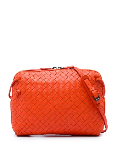 Bottega Veneta Pre-Owned 2012-2026 Nappa Intrecciato Nodini crossbody bag Orange TO4VRK3Y9WHWMX5R