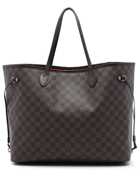 Louis Vuitton Pre-Owned 2010 Damier Ebene Neverfull GM tote bag Brown M530879SMRSXTKY2