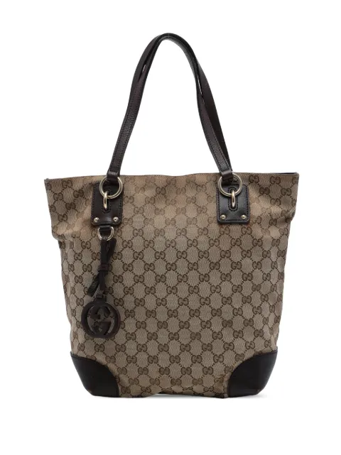 Gucci Pre-Owned 2016-2026 GG Canvas GG Charm tote bag Neutrals X8PXS08LNXVHS2TB