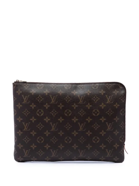Louis Vuitton Pre-Owned 2017 Monogram Etui Voyage GM clutch bag Brown FR6IDLBFKAQ1JAF9