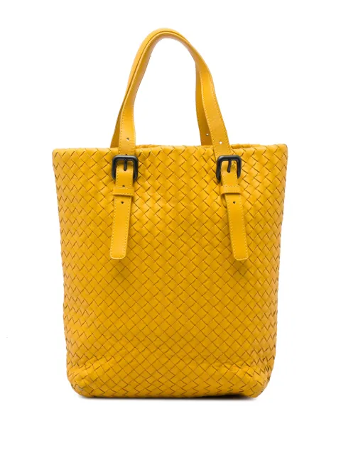 Bottega Veneta Pre-Owned 2012-2026 Nappa Intrecciato tote bag Yellow A19CCKI4T1ZJ76R2