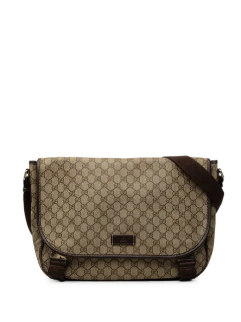 Gucci Pre-Owned 2000-2015 GG Supreme Messenger Bag crossbody bag Neutrals UAFHFASHMSUHKE4A