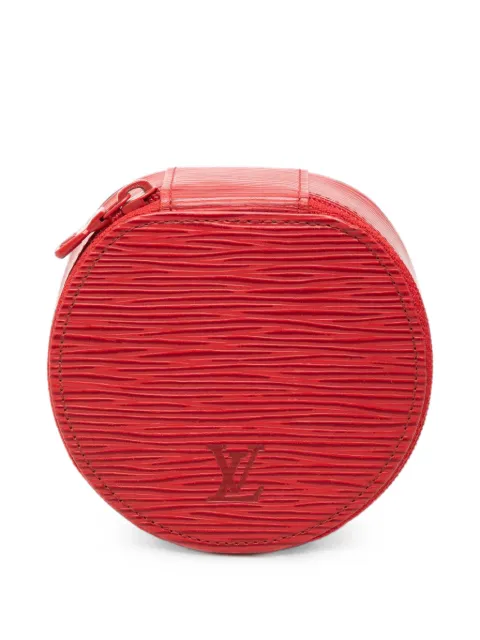 Louis Vuitton Pre-Owned 1990-2012 Epi Ecrin Bijoux Travel Jewelry Case Red XGYWK5T4QSPVZ4G2