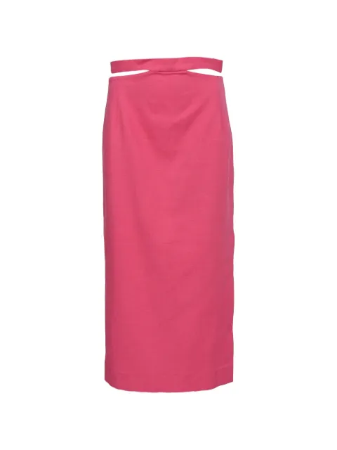 SANDRO cutout slit skirt Pink RFCPUHKCL720078W