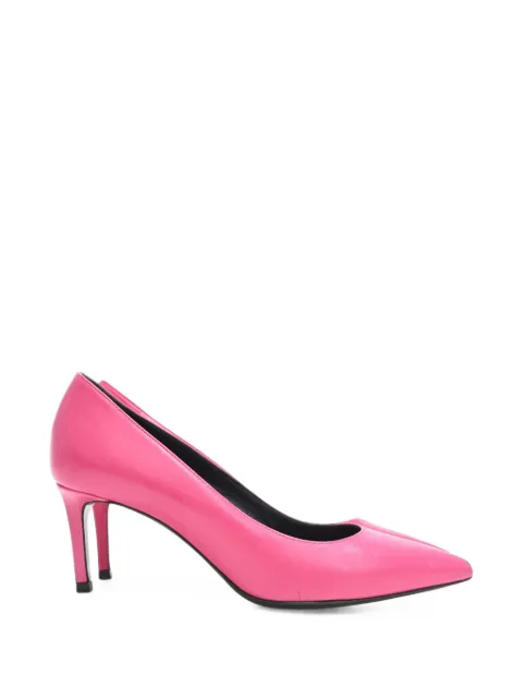 Saint Laurent Pre-Owned 2021 pointed toe pumps Pink RFCPUHKSH757734W