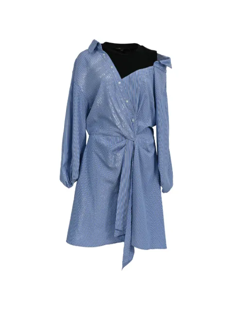 Maje Trompe-l’oeil shirt dress Blue RFCPUHKCL715837W